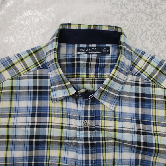 NAUTICA Long Sleeve Button Down Shirt Size Large - Picture 5 of 7